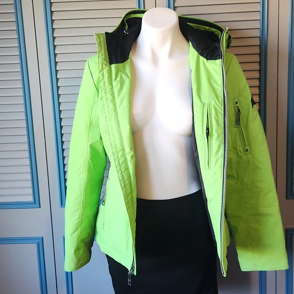 Vintage Skea Bright Green Winter Jacket - Picture 13 of 16